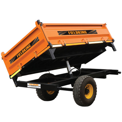 Опрокидной прицеп - FKAT2WT-E series - FIELDKING, INDIA - одноосный / сельскохозяйственный / 8 тонн