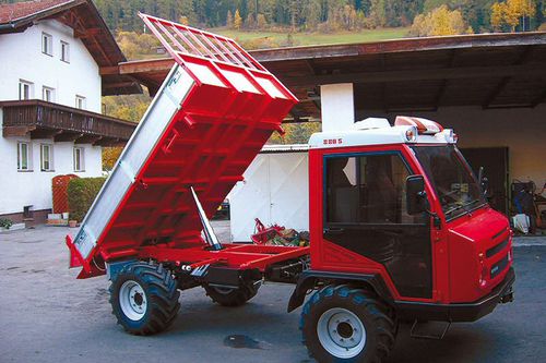 Прицеп-самосвал - OFFICINE METALMECCANICHE RAVENNA Snc - опрокидной / одноосный / сельскохозяйственный