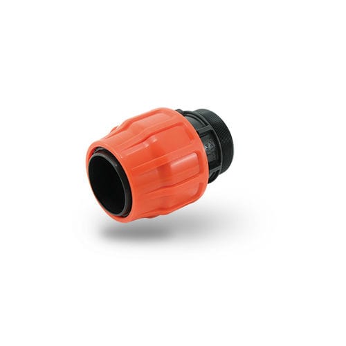 Прямое соединение для орошения - 71 Series - POELSAN PLASTIC SAN.TIC A.S. - резьбовое / из полипропилена / наружная резьба