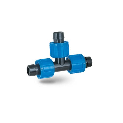 Т-образное соединение для микро-орошения - 163 Series - POELSAN PLASTIC SAN.TIC A.S. - рифленое / из полипропилена