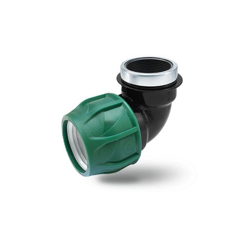 Изогнутое соединение для орошения - YS83 series - POELSAN PLASTIC SAN.TIC A.S. - из полипропилена / из гальванизированной стали / внутренняя резьба