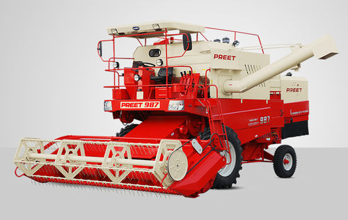 Зерноуборочный комбайн нового поколения - 987 - PREET TRACTORS PRIVATE LIMITED - с молотильным барабаном / клавишный / для зерен