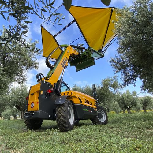 Вибратор для сбора урожая для оливок - Sicma & MINIAGRI 26.6 Dieci - SICMA srl - самоходный / гидравлический / низкий вал