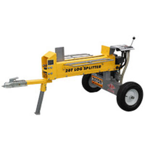 Дровокол с бензиновым двигателем - JDP20LS - SUZHOU JINDING MACHINERY MANUFACTURING CO.,LTD - горизонтальный / с колесами