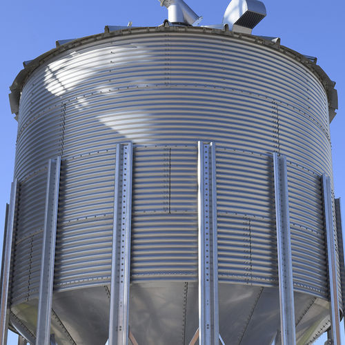 Зернохранилище для злаковых - Eco. Hopper Silos - AGACLI silo - для питания животных / из металла / с бункером