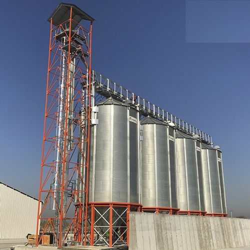 Зернохранилище для злаковых - Commercial Hopper Silos - AGACLI silo - для питания животных / из стали / круглое