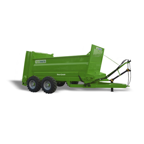 Прицепной разбрасыватель навоза - AMMS Series - Agrimerin Agricultural Machinery - с вертикальными щетками / тандем