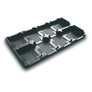Поднос для транспортировки из пластика - 91057 - C0208 - Amp Recycling - прямоугольный / из перерабатываемых материалов