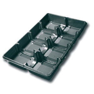 Поднос для транспортировки из пластика - 91025 - C1286 - Amp Recycling - прямоугольный / из перерабатываемых материалов