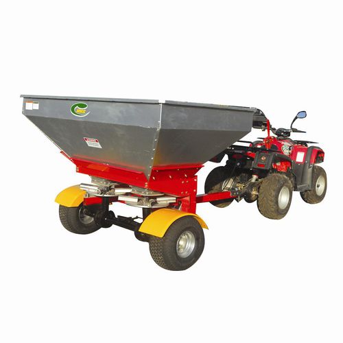 Прицепной разбрасыватель удобрений - ITDS-1000G - Iris Spreaders Co. - сухой / двойной диск / во всю ширину