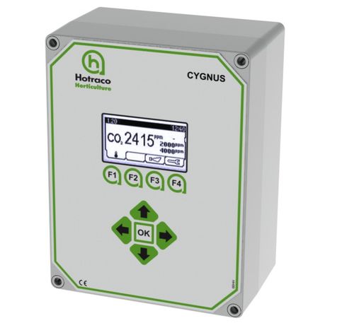 Климатический контроллер для CO2 - CYGNUS-CO2 - Hotraco Horti B.V. - для теплицы / для измерения температуры / влажности