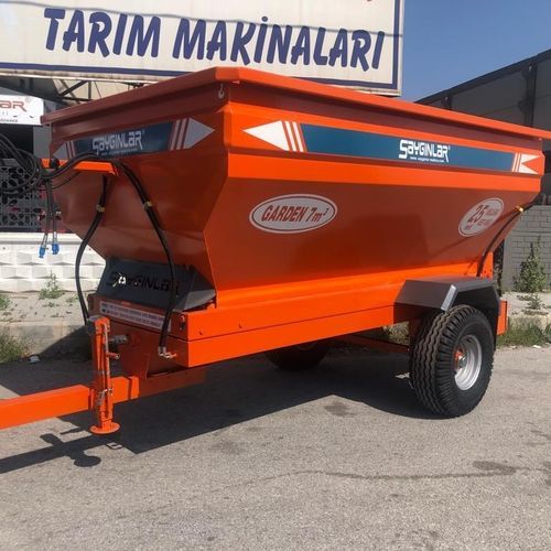 Прицепной разбрасыватель навоза - GARDEN 7 - Sayginlar Agriculture Machinery Ltd. - с вертикальными щетками / одноосный