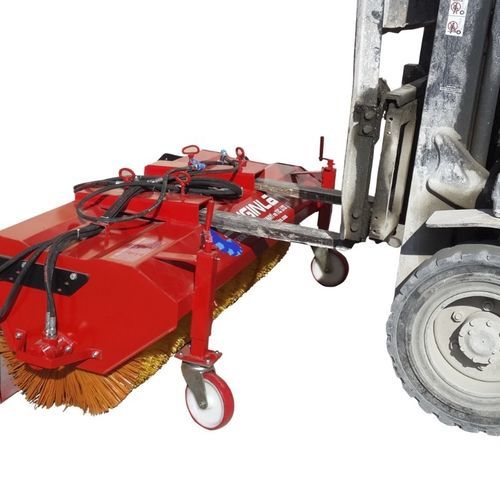 Подметальная машина для установки на вилочном погрузчике - BASİC - Sayginlar Agriculture Machinery Ltd. - для дорог / переднего монтажа