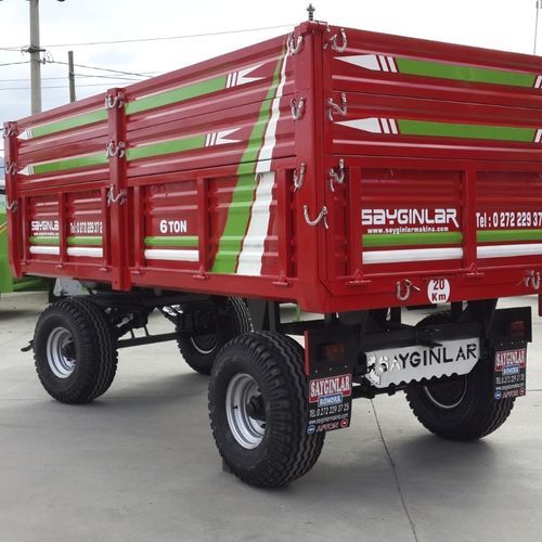 Прицеп-самосвал - SY6T2D - Sayginlar Agriculture Machinery Ltd. - двухосный / сельскохозяйственный / 6 тонн