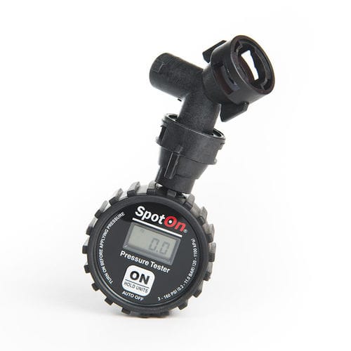 Тестер сопла для распылителя - SPOTON® SPRAY TIP PRESSURE TESTER - Innoquest, Inc. - с цифровым индикатором / переносной / на аккумуляторе