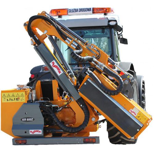 Навесная гидравлическая бензокоса - KR-600Z - ROLMEX - с молотками