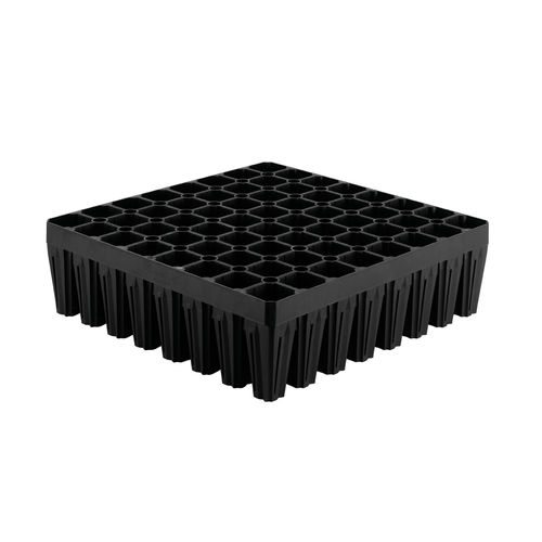 Поднос с ячейками из пластика - Plantek 64FD - BCC AB - многоразовый / квадратный / глубокий