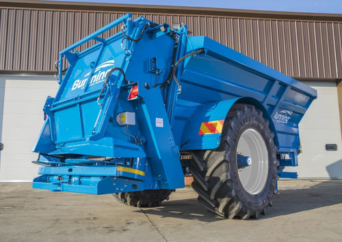 Прицепной разбрасыватель навоза - 175 HD Mk2 HBD - G.T. Bunning & Sons Ltd - с горизонтальными щетками / одноосный