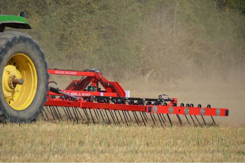 Навесной культиватор - Stubble Rake - Weaving Machinery - сцепка на три точки / с жесткими зубьями / складной