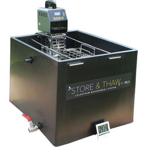 Система управления для молозива с системой разморорозки - STORE & THAW COLOSTRUM MANAGEMENT SYSTEM - Shearwell Data Ltd - с пастеризатором / водяная баня
