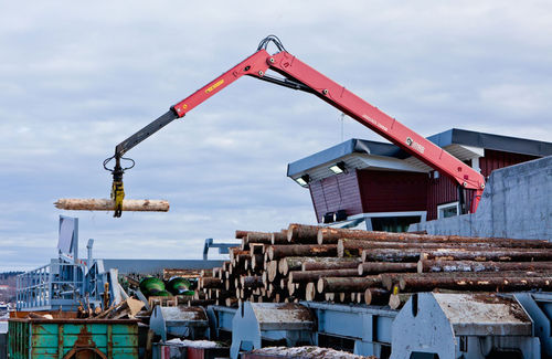 Стационарный лесопогрузчик - JONSERED 2080SR series - HIAB AB - с манипулятором