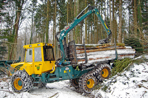 Комбинированный форвардер - 805F KOMBI SHORT - HSM Hohenloher Spezial-Maschinenbau - компактный