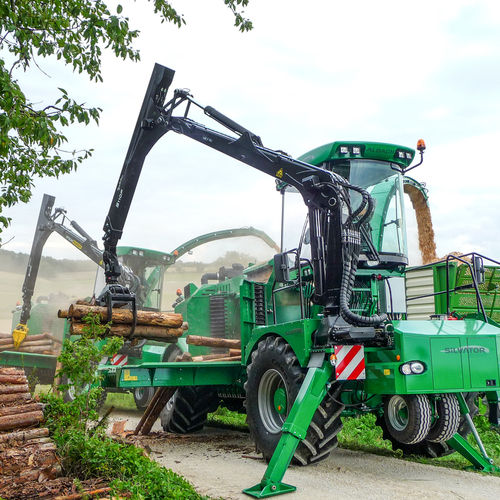 Лесопогрузчик с манипулятором - S Series - EPSILON Kran GmbH - для измельчителя веток