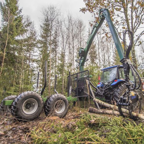 Прицеп самозагружающийся - 21-SV80/GL63 - Kellfri AB - двухосный / лесохозяйственный / 0 T...10 T
