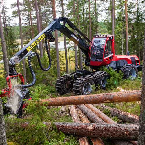 Гусеничный харвестер - 931 - Komatsu Forest AB - с подъемным краном