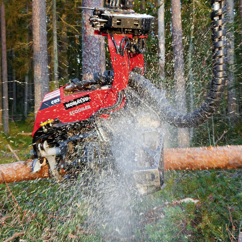Валочная головка для прореживания - C93 - Komatsu Forest AB - с сучкорезной машиной