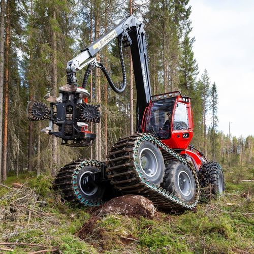 Гусеничный харвестер - 951 - Komatsu Forest AB - с подъемным краном