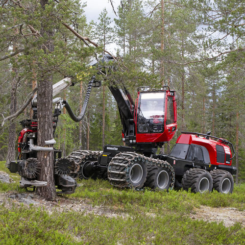 Колесный харвестер - 901XC - Komatsu Forest AB - с подъемным краном