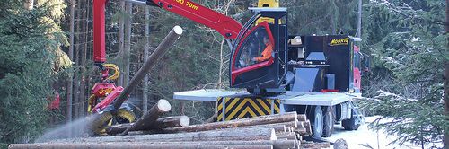 Трелевочная лебедка на прицепе - Mounty 3000 Series - Konrad Forsttechnik GmbH - для трелевки вверх и вниз по склону