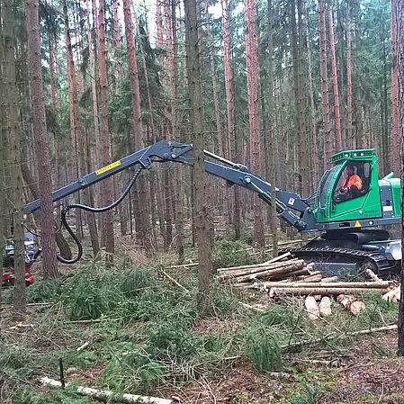 Гусеничный харвестер - 103HV, 103HVT - Neuson Forest GmbH - с подъемным краном