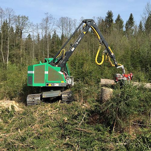 Гусеничный харвестер - 133HVT - Neuson Forest GmbH - для склона
