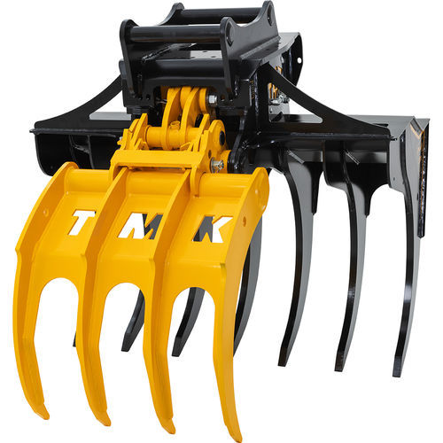 Бревнозахват для экскаватора - MULTIGRAB M series - TMK Machinery Oy - для выдергивания корней / для разгрузочно-погрузочных работ / с вращающейся головкой