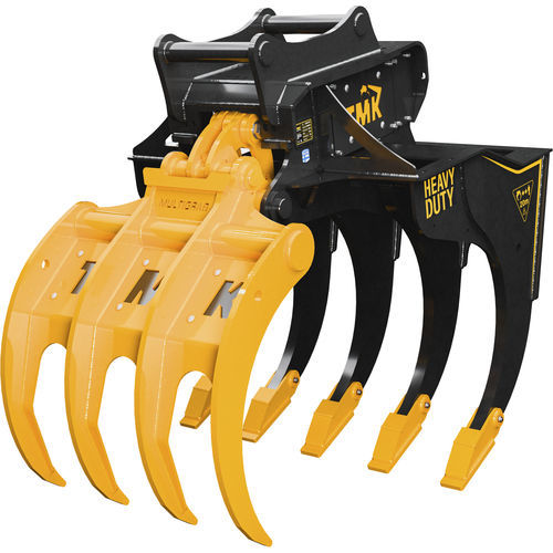 Бревнозахват для экскаватора - TMK MultiGrab M HD - TMK Machinery Oy - для выдергивания корней / для разгрузочно-погрузочных работ / с вращающейся головкой