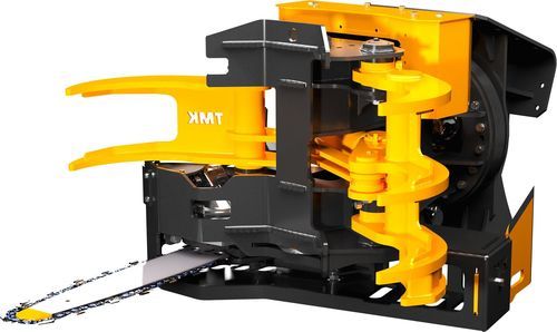 Валочная головка для прореживания - TMK Machinery Oy - с загрузкой / сбор урожая / валка деревьев