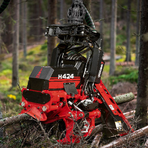 Валочная головка формование - H424 - Waratah - с сучкорезной машиной