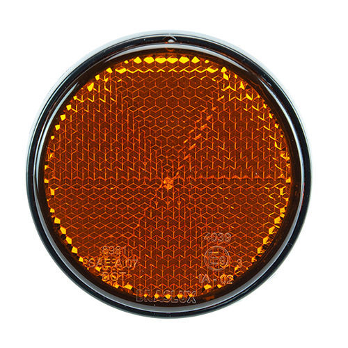 Круглый катадиоптр - 8981 - Braslux Industria de Autopecas Ltda - янтарь / кристаллический / рубиновый