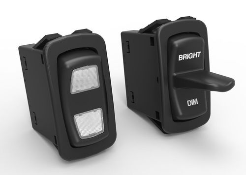 Клавишный выключатель - L-SERIES - Carling Technologies Ltd. - IP67 / тепловое сопротивление / вибростойкий