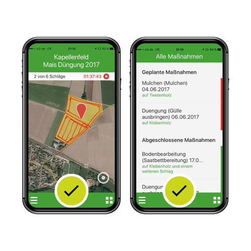 Мобильное приложение для управления - FarmFacts GmbH 1 - для картографии / для планирования / планирование посевных работ