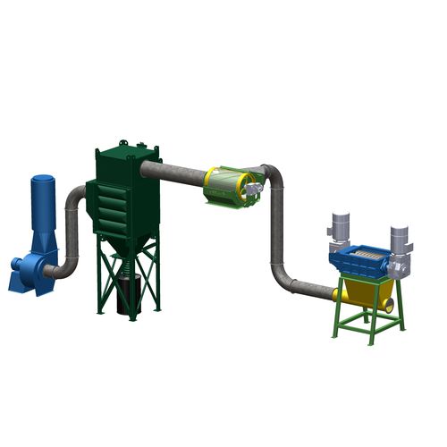 Конвейер для питания - KME - Ken Mills Engineering Ltd. - для подстилки для животных / пневматический