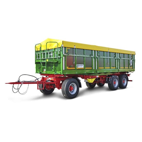 Прицеп-самосвал - HKD 402 - Peter Kröger GmbH - опрокидной / трехосный / сельскохозяйственный