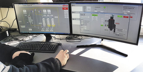 Система контроля для зерносушилки - MEPU OY - для хранения зерна