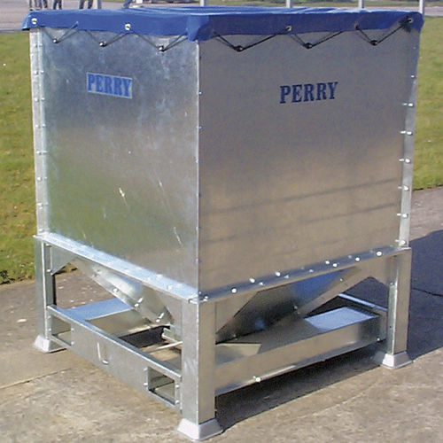 Зернохранилище для злаковых - Tote  - Perry Engineering Services Ltd. - из металла / с бункером / квадратное