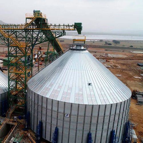 Зернохранилище для древесной стружки - PRADO SILOS - для биомассы / из гальванизированной стали