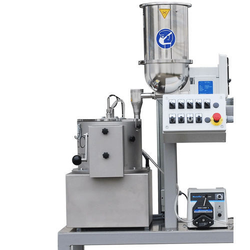 Машина для обработки семян для нанесения пленки - ML2000 + pelleting unit - Satec Equipment GmbH - с системой нанесения оболочки / для нанесения покрытия