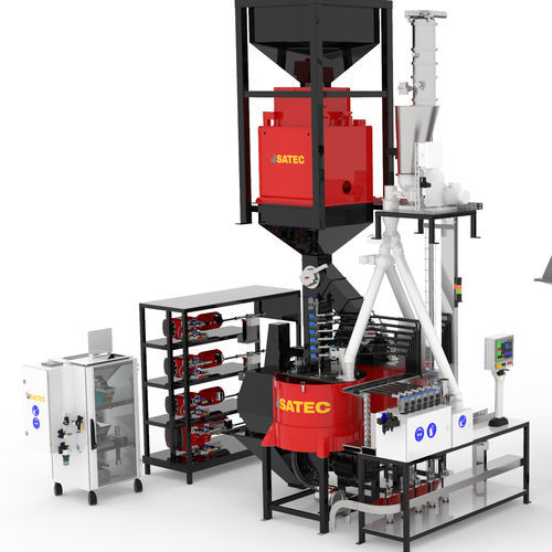 Машина для обработки семян с системой нанесения оболочки - CONCEPT 3.50 Twin - Satec Equipment GmbH - автоматическая / для нанесения покрытия / для нанесения пленки