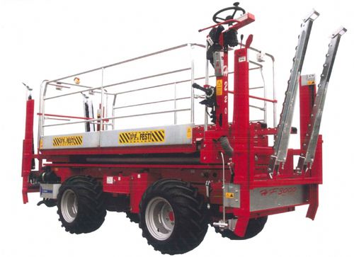 Тележка для сбора урожая для фруктового сада - HF 3000 - Corbins Agricultural Technology - самоходная / регулируемая по высоте
